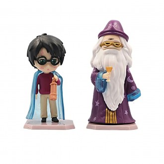 Набор фигурок Harry Potter 6в1, 8 см: Гарри Поттер, Дамблдор, Гермиона, Драко Ма. . фото 3