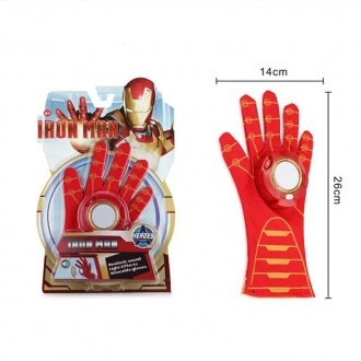 Интерактивный набор Железного человека 2в1 светящаяся маска с перчаткой - Iron M. . фото 6