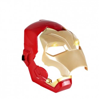 Интерактивный набор Железного человека 2в1 светящаяся маска с перчаткой - Iron M. . фото 3