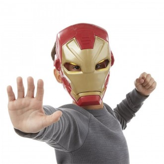 Интерактивный набор Железного человека 2в1 светящаяся маска с перчаткой - Iron M. . фото 9