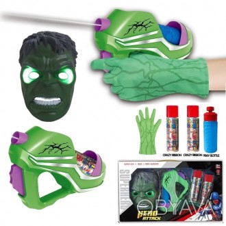 Набор супергероя "Халк/Hulk" (стреляет паутиной) арт. WL 8835-49
Идеальный подар. . фото 1