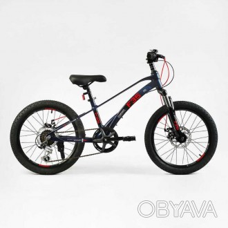 Дитячий спортивний велосипед 20" дюймів Corso «F35» магнієва рама, Shimano Revos. . фото 1