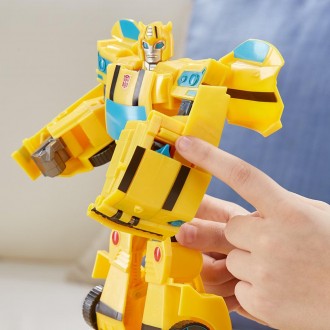 Робот-трансформер Hasbro, Бамблби Кибервселенная, 30 см - Transformers Cybervers. . фото 3