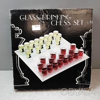 Алко игра Glass Chess Drinking Game. 
Внимание! Комиссионный товар. Уточняйте на. . фото 1