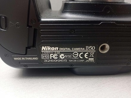 Цифровой фотоаппарат Nikon D50 KIT AF-S DX 18-55G black. Фотокамера D50 идеально. . фото 8