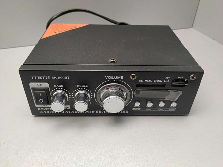 Підсилювач звуку UKC AK-699BT з Bluetooth — двоканальний підсилювач для колонок . . фото 3