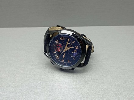 Чоловічий наручний годинник з масивним корпусом Skmei 9236 Сріблястий з чорним ц. . фото 2