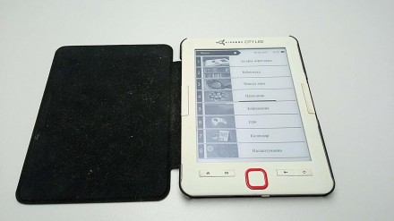 Електронна книга з ч/б екраном 6", E-Ink Pearl HD, з підсвіткою, роздільна здатн. . фото 4