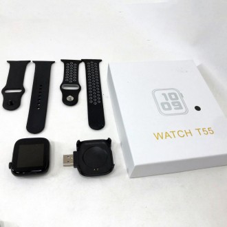 Розумний годинник Smart Watch T55. Годинник має дещо видозмінний доопрацьований . . фото 17