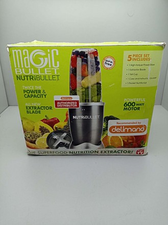 Подрібнювач NutriBullet NB600.Циклонічний спосіб перероблення, леза спеціального. . фото 4