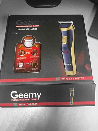 Geemy GM-6005
Машинка для стрижки Geemy GM-6005 имеет более острейшие ножи с тит. . фото 4