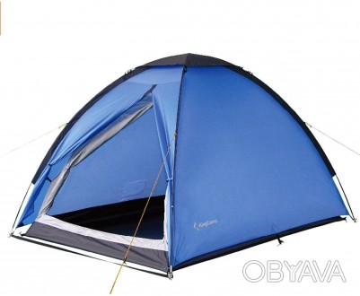 Палатка KingCamp Backpacker(KT3019) BlueОтлично подходит для путешествий и кемпи. . фото 1