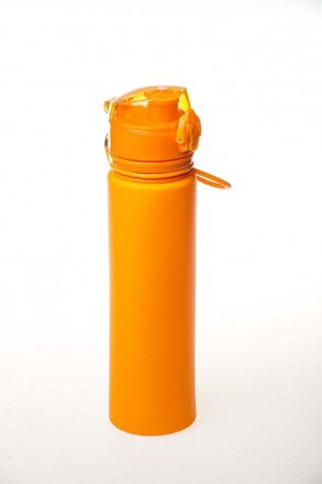 Бутылка силиконовая Tramp 700мл, оранжевая
Бутылка силиконовая Tramp 700ml olive. . фото 5
