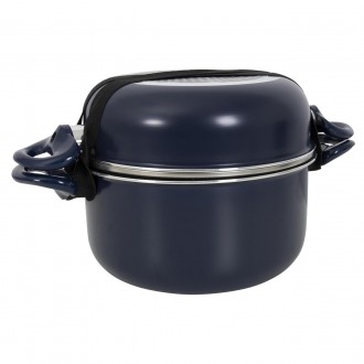 Набор посуды Gimex Cookware Set induction 9 предметів Blue (6977225)С набором ст. . фото 11