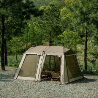 Кемпинговая палатка Naturehike Village CNH23ZP12003, цвета коричневогоПалатка Na. . фото 6