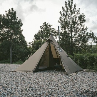 Палатка с острой верхушкой Naturehike CNK2300ZP025, коричневаяПалатка с острой в. . фото 5