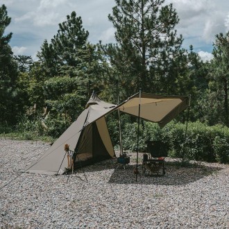 Палатка с острой верхушкой Naturehike CNK2300ZP025, коричневаяПалатка с острой в. . фото 6