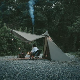 Палатка с острой верхушкой Naturehike CNK2300ZP025, коричневаяПалатка с острой в. . фото 3