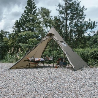 Палатка с острой верхушкой Naturehike CNK2300ZP025, коричневаяПалатка с острой в. . фото 7