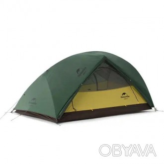 Легкая двухместная палатка с футпринтом Naturehike Star-River 2 обновленная NH17. . фото 1