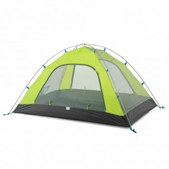 Трехместная надувная палатка Naturehike P-Series NH18Z033-P 210T/65D, зеленаяОпи. . фото 3