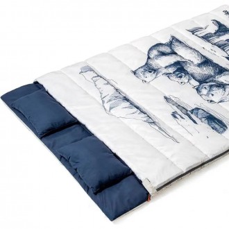 Спальный мешок двухместный Naturehike NH21MSD06 в темно-синем цветеОписание спал. . фото 3
