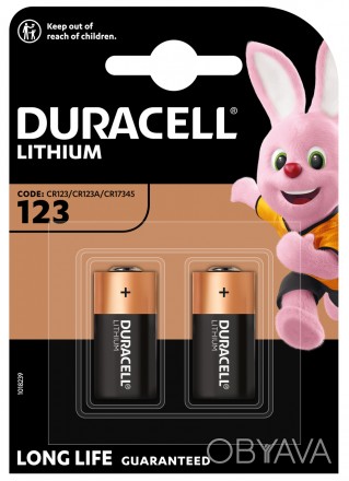 Литиевые батарейки Duracell High Power 123 изготовлены из лития высокой чистоты . . фото 1