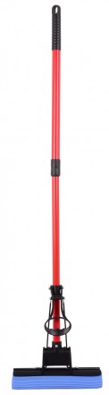 Короткий опис:
Швабра IDEA HOME DS-1311 Blue-Red з одинарним віджимом. Розмір: 2. . фото 5