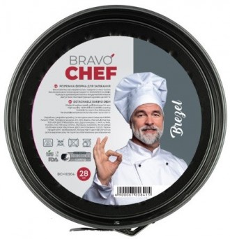 Краткое описание:
Форма разъемная круглая Bravo Chef Brezel, 28x7 см (BC-10204)М. . фото 5