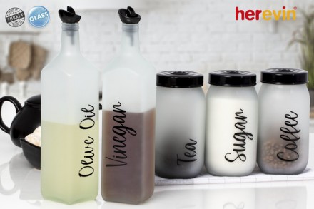 Короткий опис:
Бутылка для масла Herevin Ice White Oil (151079-020)Объём: 1000 м. . фото 4