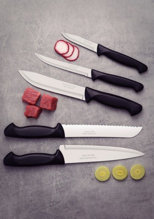 Короткий опис:
Нож для мяса USUAL, Материал лезвия: нержавеющая сталь, Материал . . фото 4