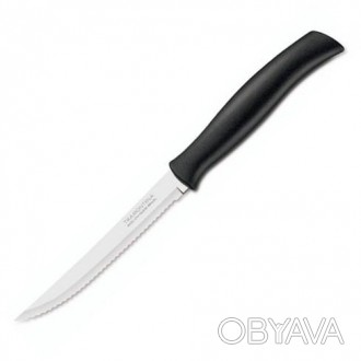 Короткий опис:
Набор ножей для стейка Tramontina Athus black, 127 мм - 12 шт.Мат. . фото 1