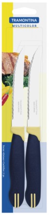 Короткий опис:
Набор ножей для стейка Tramontina Multicolor, 125 мм - 2 шт. Мате. . фото 4