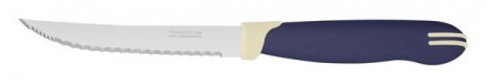 Короткий опис:
Набор ножей для стейка Tramontina Multicolor, 125 мм - 2 шт. Мате. . фото 3