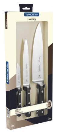 Короткий опис:
Набор ножей TRAMONTINA CENTURY, 3 предметаМатериал лезвия: Кованн. . фото 3