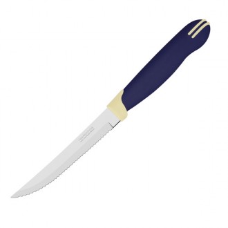 Короткий опис:
Набор ножей для стейка TRAMONTINA MULTICOLOR, 2 предмета. Материа. . фото 2