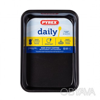 Короткий опис:
Форма Pyrex Daily для выпечки/запекания, 32x22 см (3.7 л) Материа. . фото 1