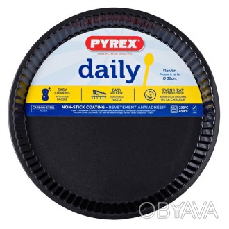 Краткое описание:
Форма Pyrex Daily для выпечки круглая волнистый борт, 30 см (1. . фото 1