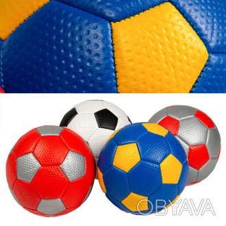 ![CDATA[М"яч футбольний BT-FB-0280 PVC розмір 2 130г 6кол./80/ Работаем с 2011 г. . фото 1