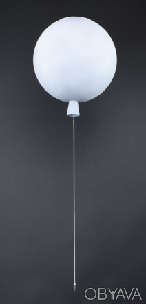 Потолочный светильник в виде воздушного шарика с выключателем на корпусе, патрон. . фото 1