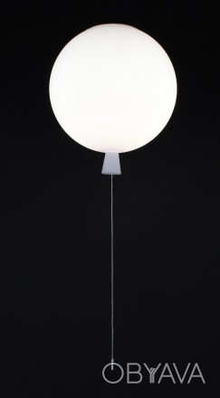 Потолочный светильник в виде воздушного шарика с выключателем на корпусе, патрон. . фото 1