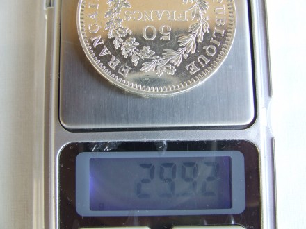 50 франков 1977 год . серебро 29.92 гр.Геркулес и музы.штемпельный   блеск
Все . . фото 5