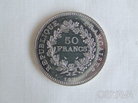 50 франков 1977 год . серебро 29.92 гр.Геркулес и музы.штемпельный   блеск
Все . . фото 1