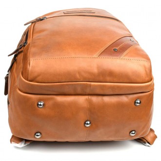 Большой кожаный рюкзак HILL BURRY HB4013B 52см. . фото 10