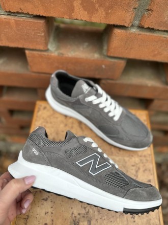 Кросівки чоловічі сітка New Balance Grey. Київ. фото 1 Кросівки чоловічі сітка New Balance Grey. Київ. фото 1