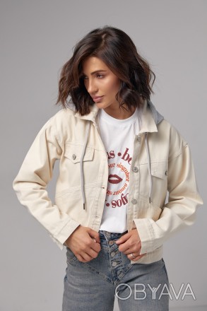 Женская джинсовая куртка - это стильный и удобный элемент гардероба, который доб. . фото 1
