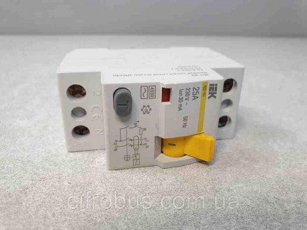 Автоматический выключатель IEK ВД1-63/25А
Характеристики: 
- Номинальный ток 25А. . фото 3