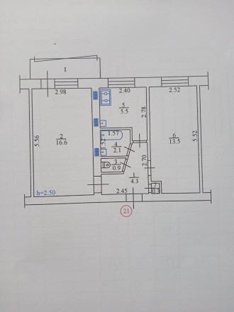 Продам 2-х комнатную квартиру на Ватутина.Продам двухкомнатную квартиру(3/5) в р. . фото 7