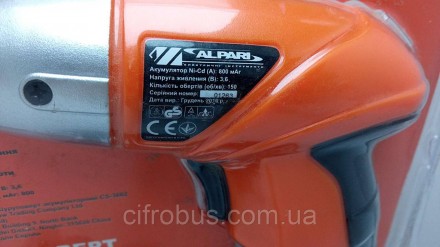 Аккумуляторный шуруповерт Alpari CS-3601 – качественный инструмент, который имее. . фото 5