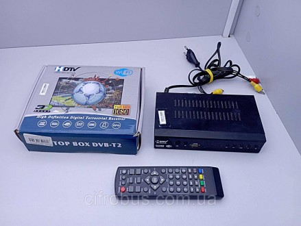 Цифровий тюнер DVB-T2 MEGOGO обладнаний вбудованим відео рекордерим медіаплеєром. . фото 3